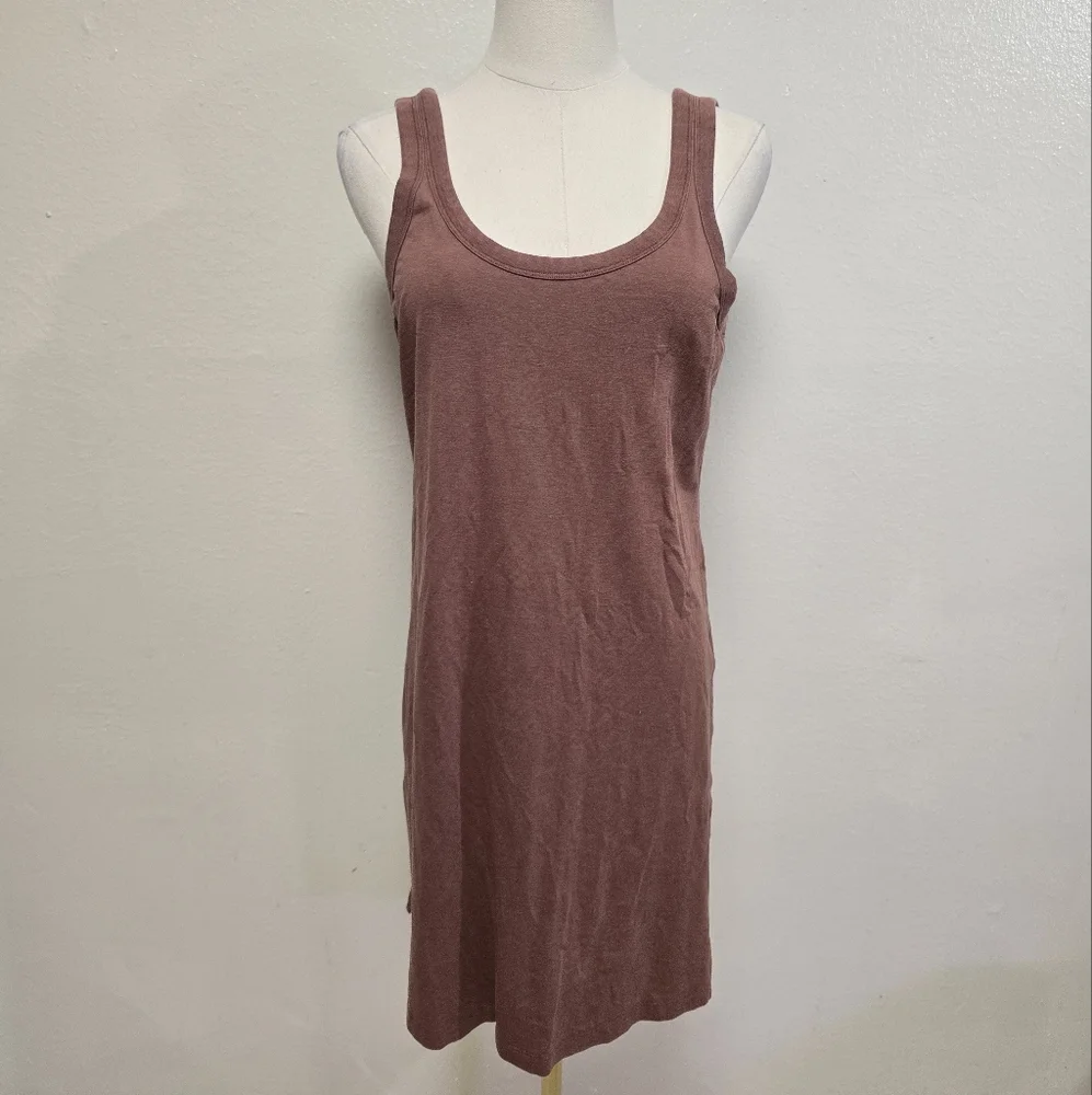 Lululemon Classic-Fit Cotton-Blend Scoop Dress Ancient Copper Size 6